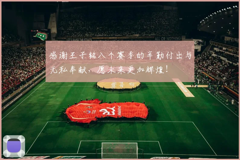 感谢王子铭八个赛季的辛勤付出与无私奉献，愿未来更加辉煌！