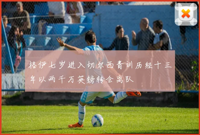 格伊七岁进入切尔西青训历经十三年以两千万英镑转会离队
